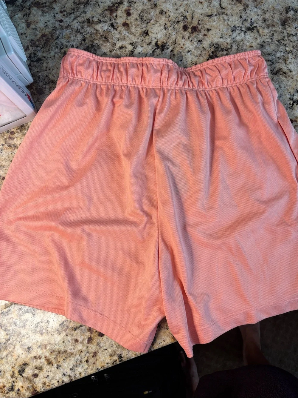 NWT Women’s Nike Training Dri-Fit Loose Fit Shorts Small Orange/Peach